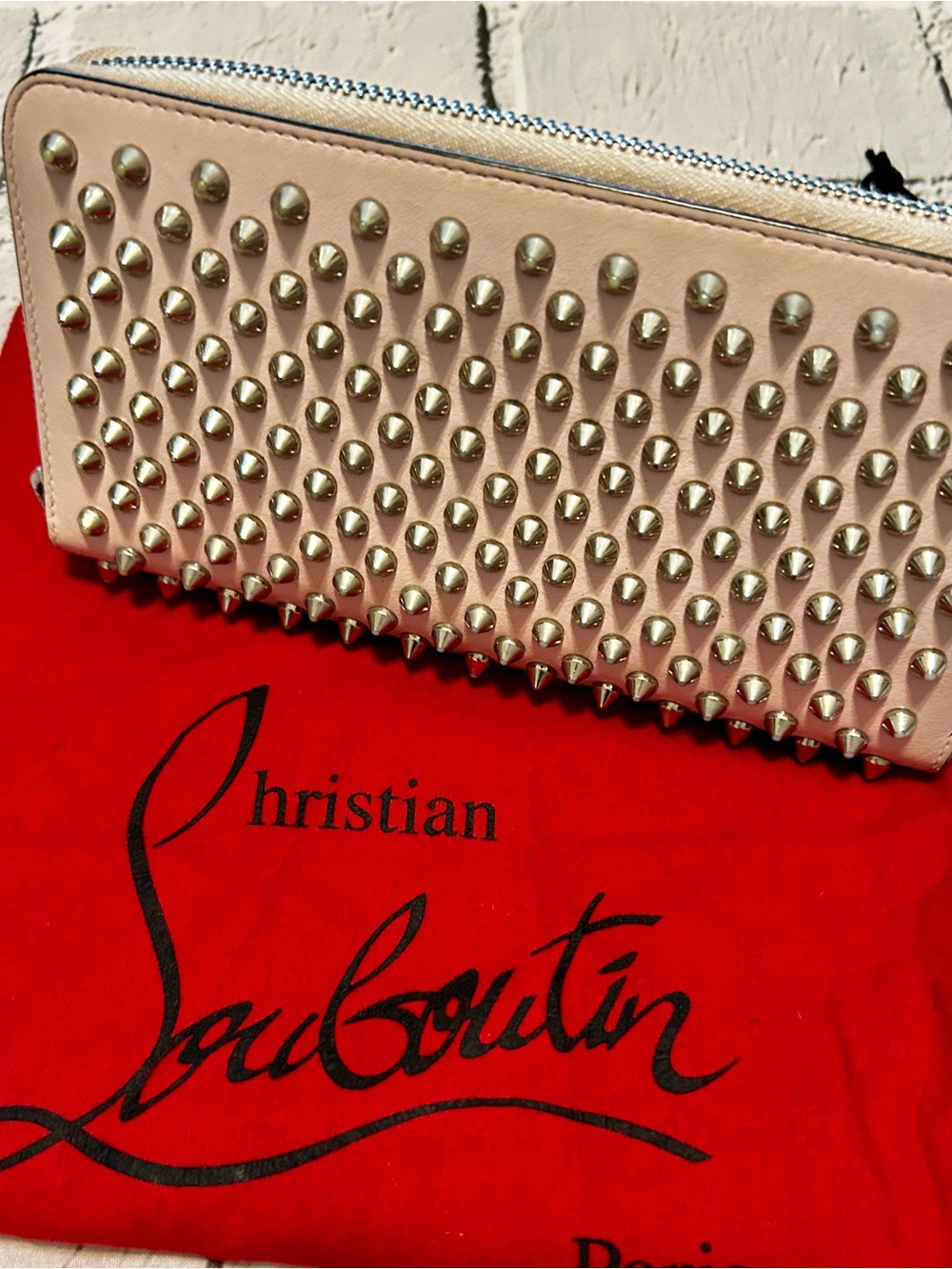 Christian Louboutin Zippy Long Wallet & Dust Bag